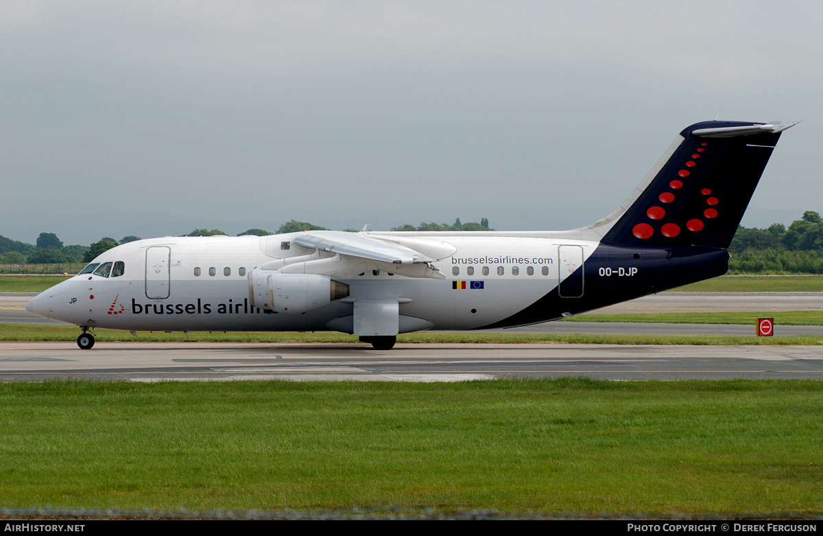 Aircraft Photo of OO-DJP | British Aerospace Avro 146-RJ85 | Brussels Airlines | AirHistory.net #652733