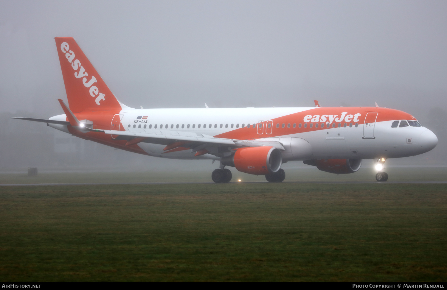 Aircraft Photo of OE-IJX | Airbus A320-214 | EasyJet | AirHistory.net #652760