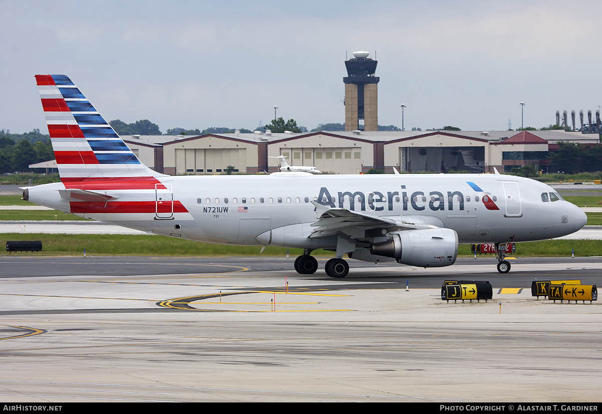Aircraft Photo of N721UW | Airbus A319-112 | American Airlines | AirHistory.net #652783
