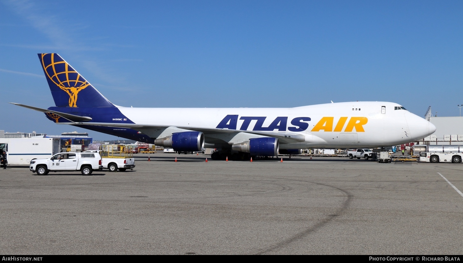 Aircraft Photo of N496MC | Boeing 747-47UF/SCD | Atlas Air | AirHistory.net #652799