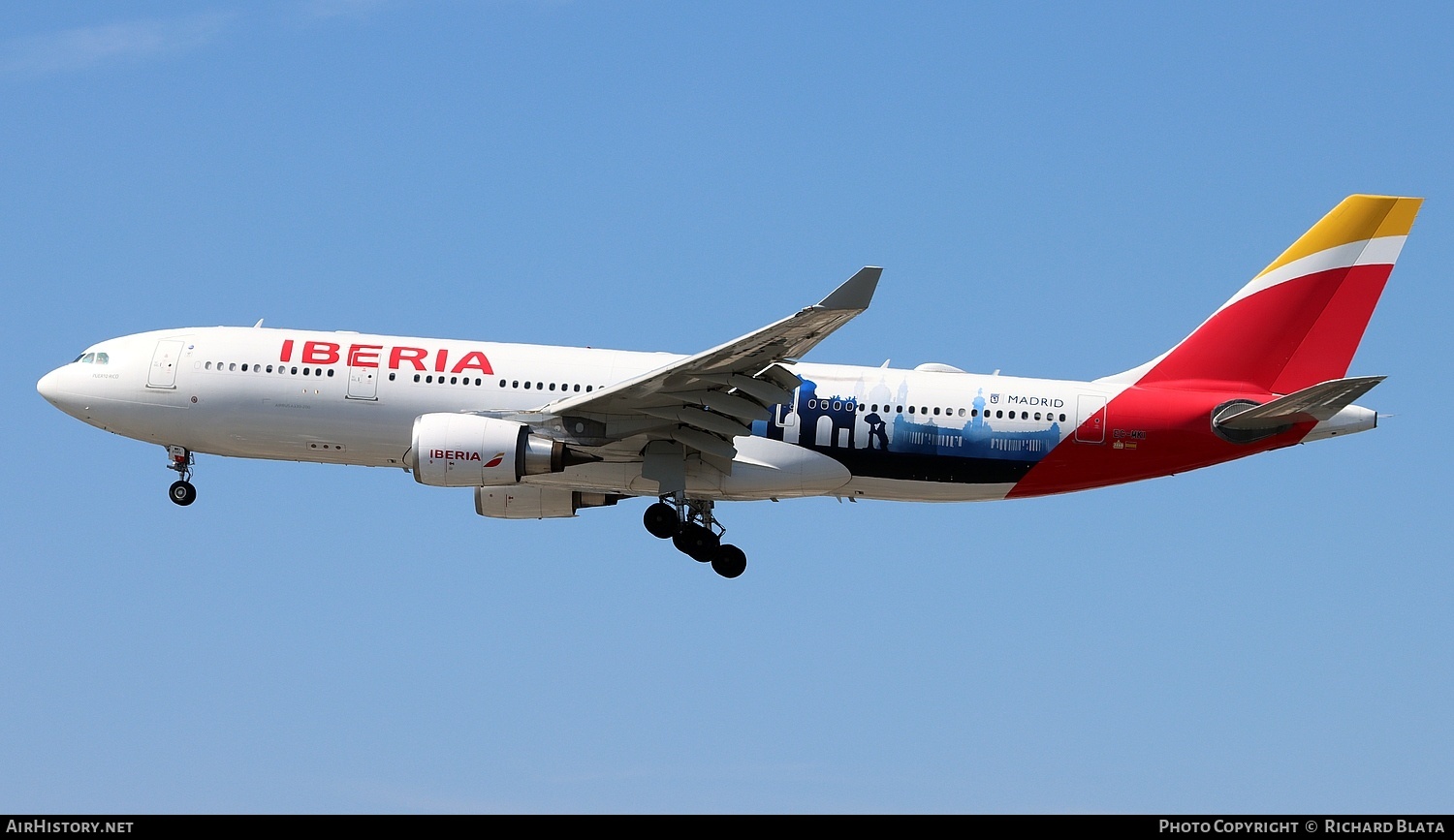 Aircraft Photo of EC-MKI | Airbus A330-202 | Iberia | AirHistory.net #652809