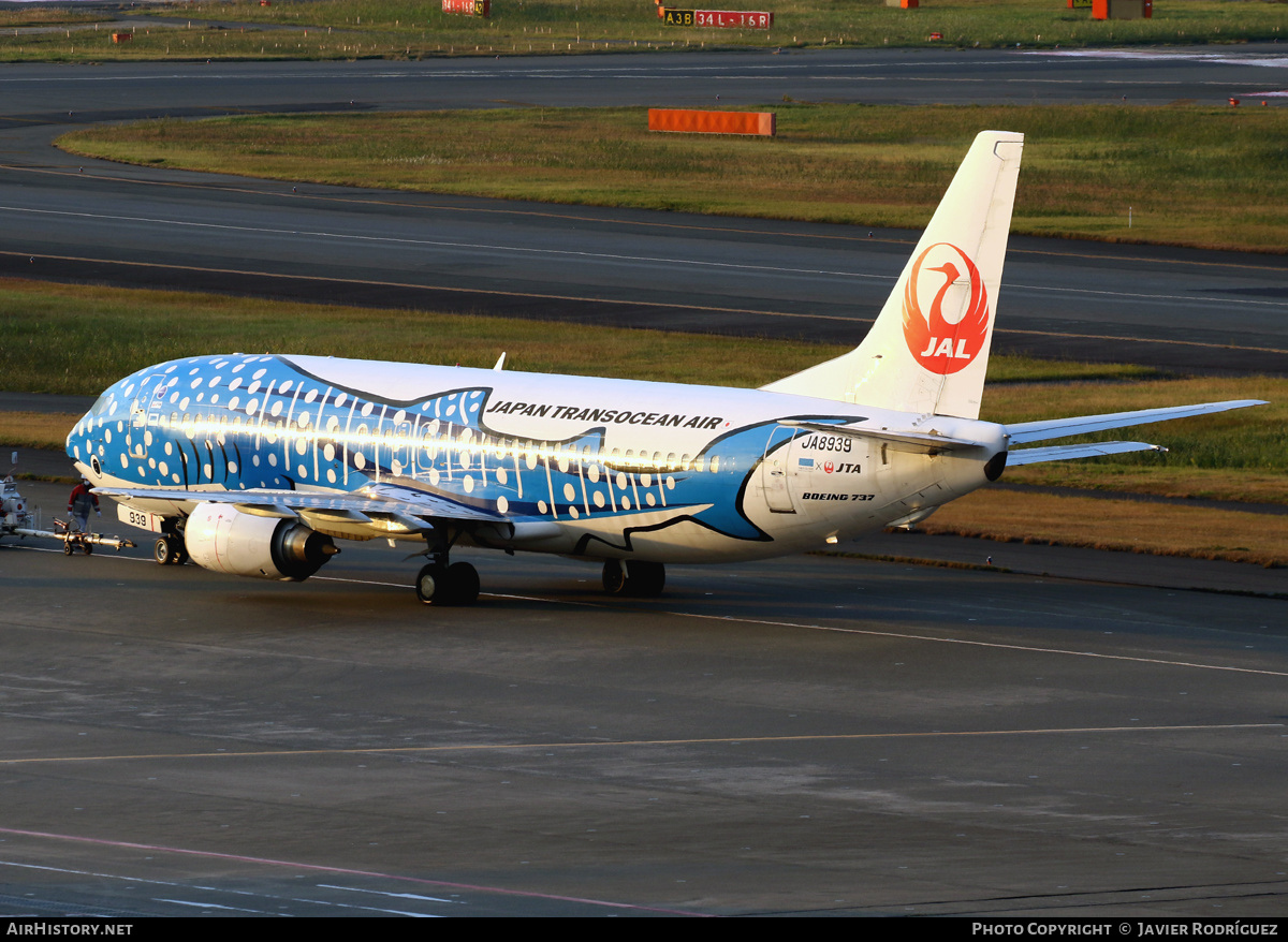 Aircraft Photo of JA8939 | Boeing 737-4Q3 | Japan TransOcean Air - JTA | AirHistory.net #652819