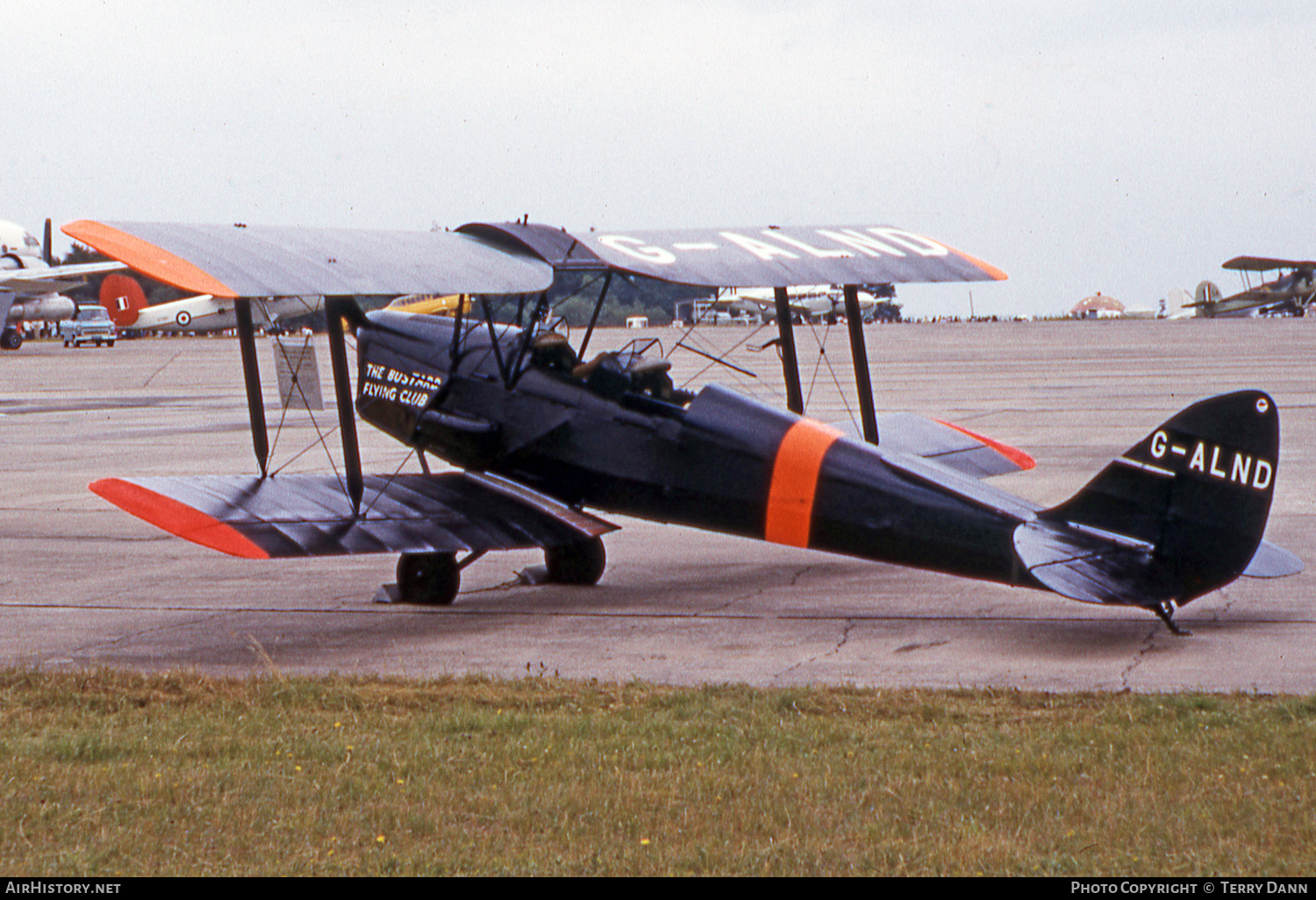 Aircraft Photo of G-ALND | De Havilland D.H. 82A Tiger Moth | The Bustard Flying Club | AirHistory.net #652841