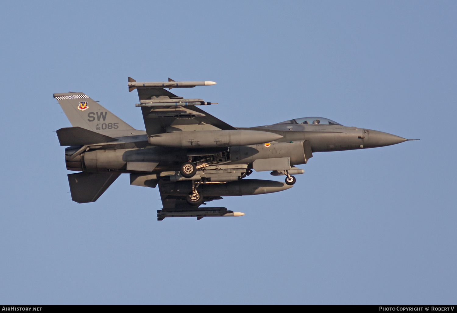 Aircraft Photo of 96-0085 / AF96-085 | General Dynamics F-16CM Fighting Falcon | USA - Air Force | AirHistory.net #652851