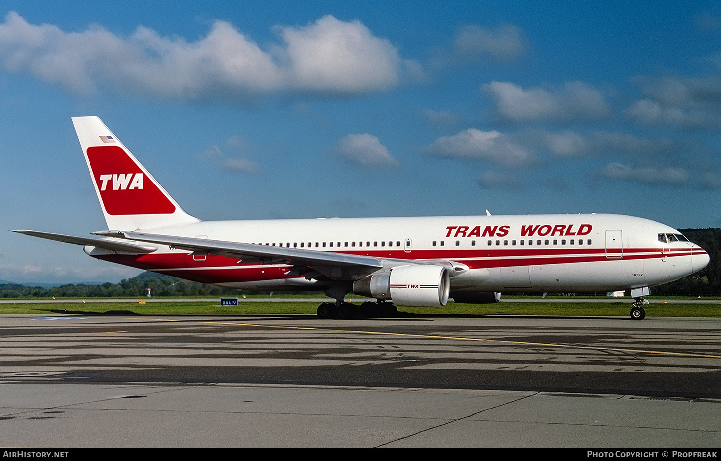 Aircraft Photo of N607TW | Boeing 767-231(ER) | Trans World Airlines - TWA | AirHistory.net #652856