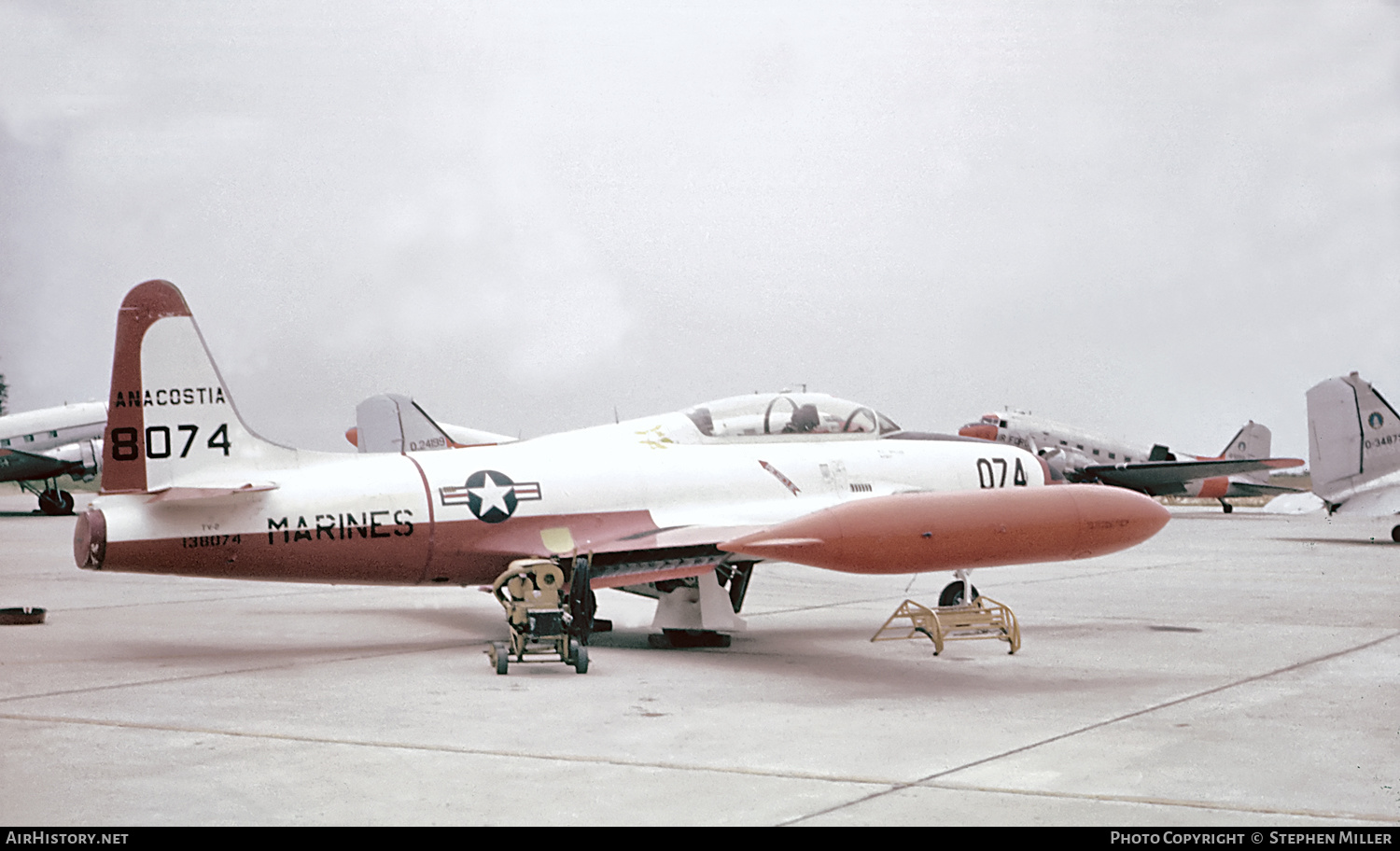 Aircraft Photo of 138074 / 8074 | Lockheed TV-2 | USA - Marines | AirHistory.net #652876