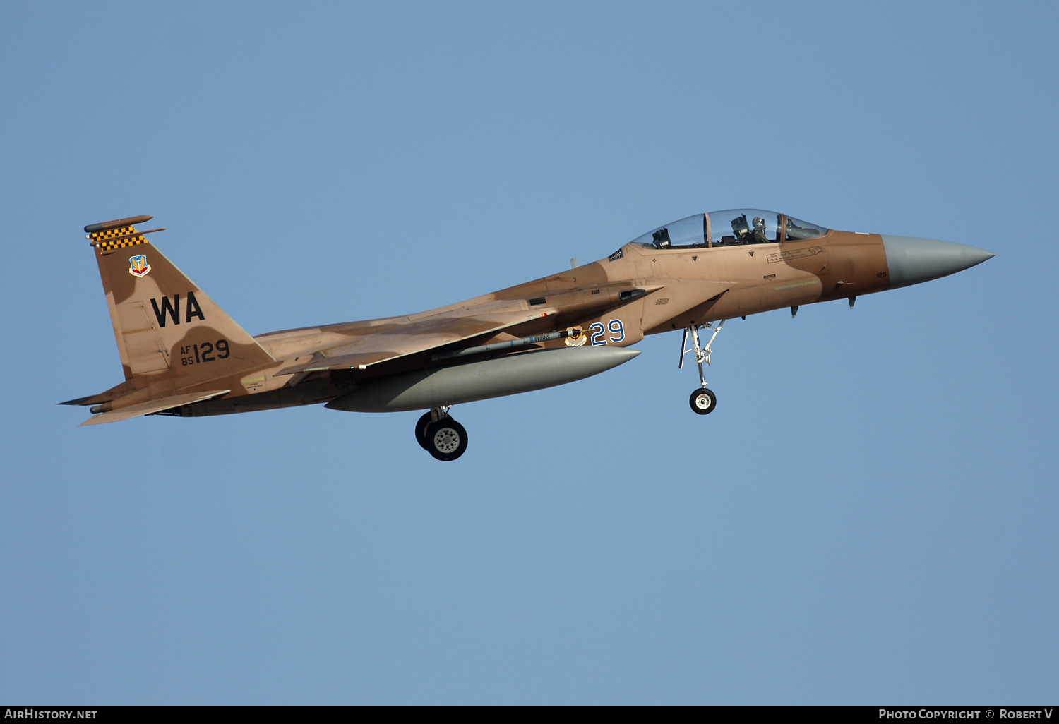 Aircraft Photo of 85-0129 / AF85-129 | McDonnell Douglas F-15D Eagle | USA - Air Force | AirHistory.net #652878