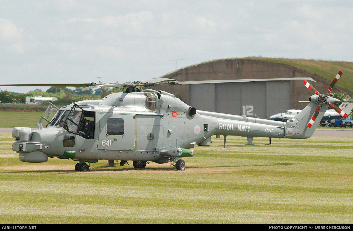 Aircraft Photo of XZ697 | Westland WG-13 Lynx HMA8DAS | UK - Navy | AirHistory.net #652925