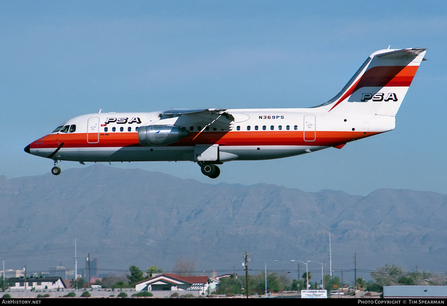 Aircraft Photo of N369PS | British Aerospace BAe-146-200 | PSA - Pacific Southwest Airlines | AirHistory.net #652947