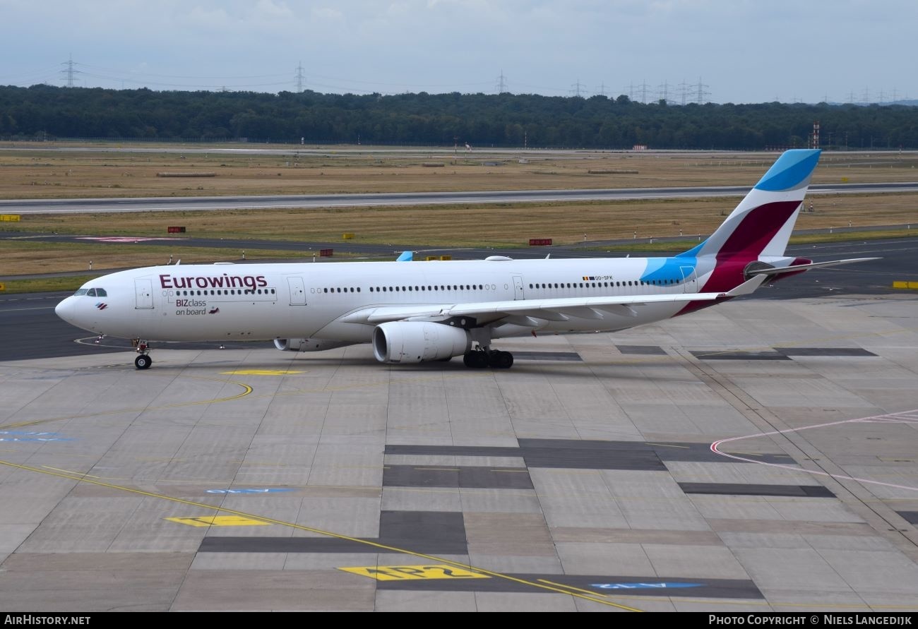 Aircraft Photo of OO-SFK | Airbus A330-343 | Eurowings | AirHistory.net #652974