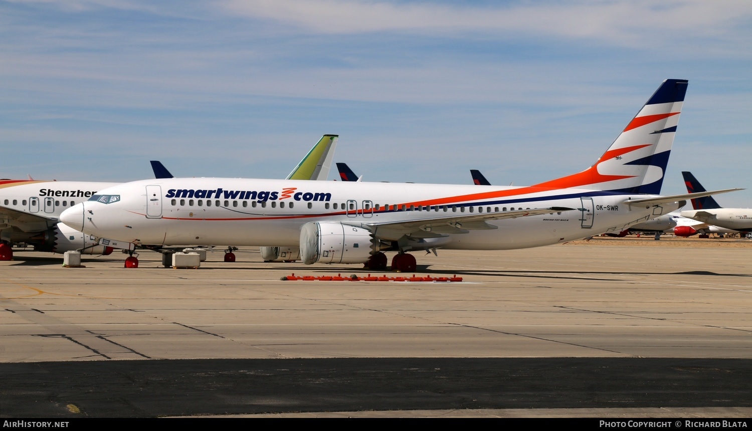 Aircraft Photo of OK-SWR | Boeing 737-8 Max 8 | Smartwings | AirHistory.net #652990