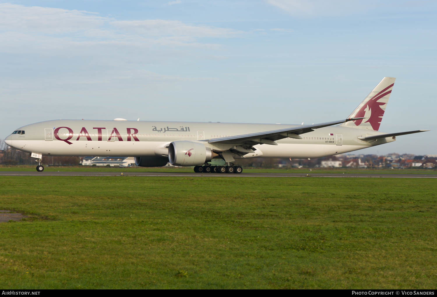 Aircraft Photo of A7-BAS | Boeing 777-3DZ/ER | Qatar Airways | AirHistory.net #652991