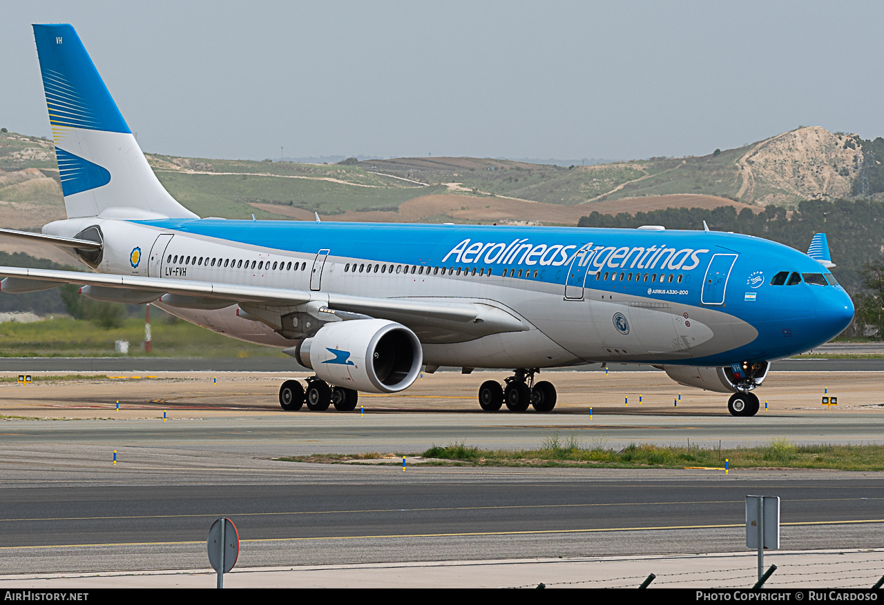 Aircraft Photo of LV-FVH | Airbus A330-202 | Aerolíneas Argentinas | AirHistory.net #653007