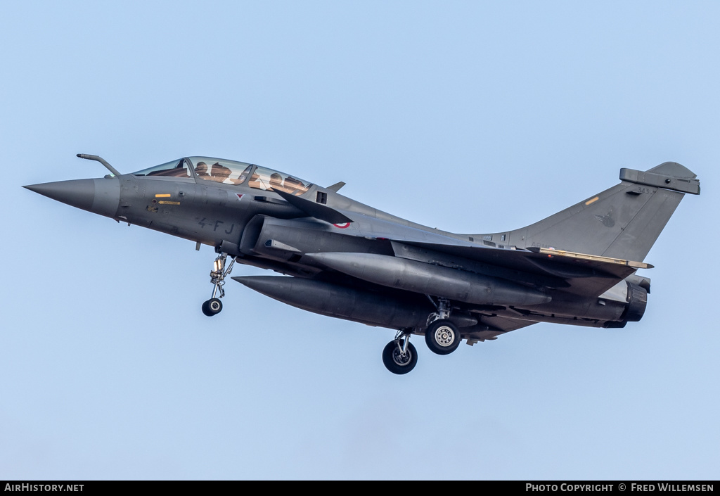 Aircraft Photo of 343 | Dassault Rafale B | France - Air Force | AirHistory.net #653013