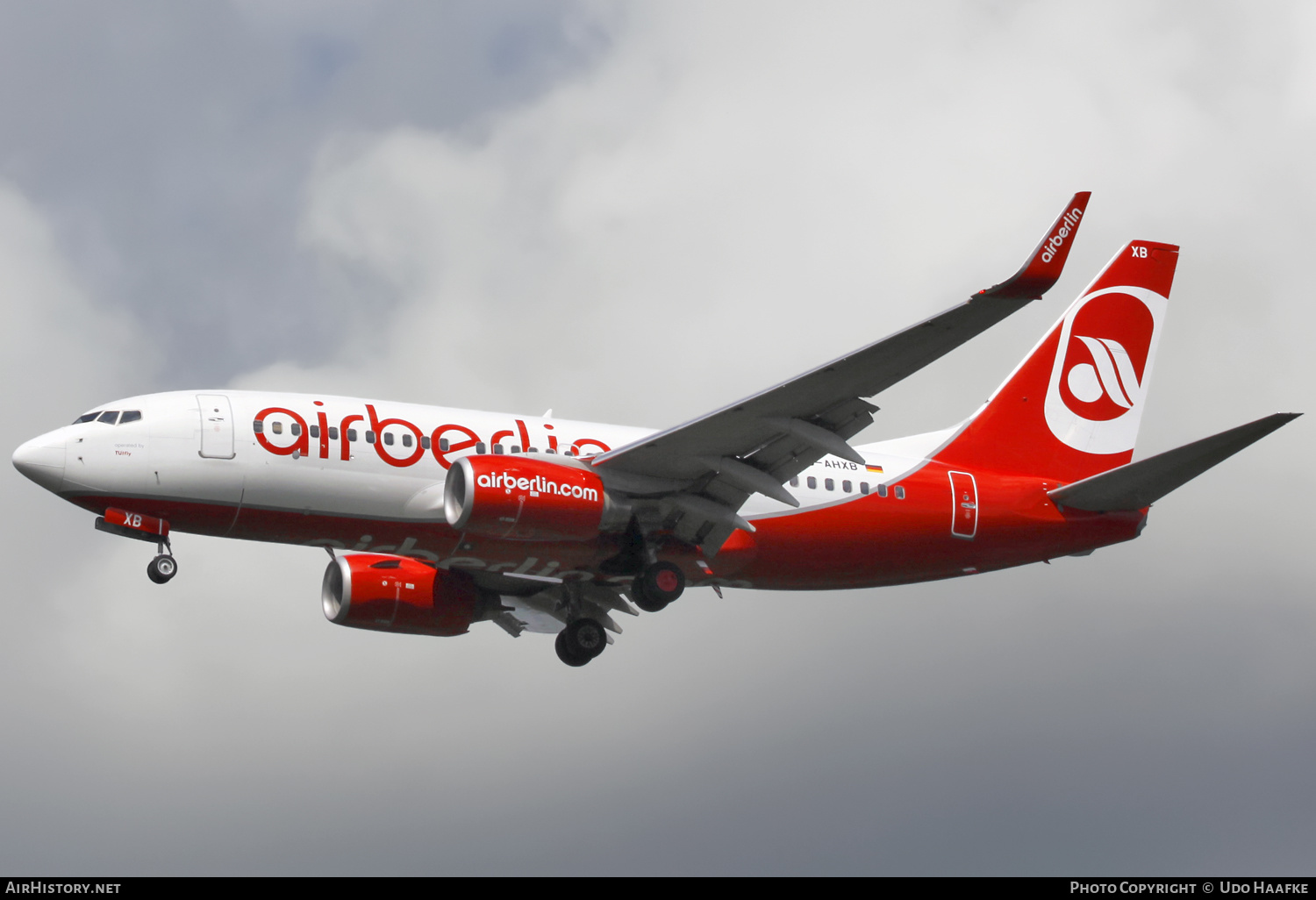 Aircraft Photo of D-AHXB | Boeing 737-7K5 | Air Berlin | AirHistory.net #653048