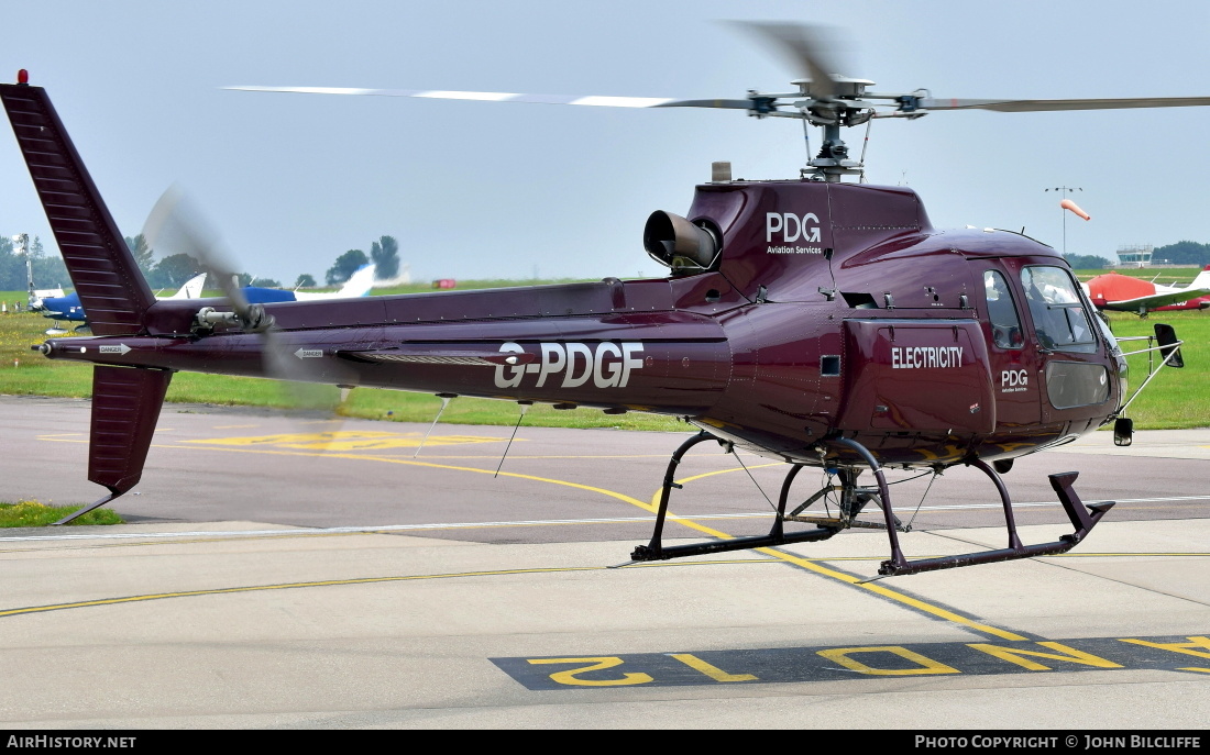 Aircraft Photo of G-PDGF | Eurocopter AS-350B-2 Ecureuil | PDG Helicopters | AirHistory.net #653050