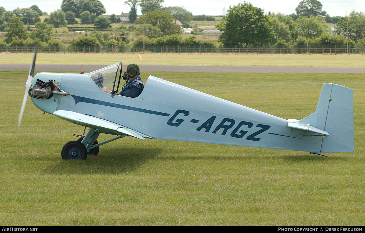 Aircraft Photo of G-ARGZ | Druine D-31 Turbulent | AirHistory.net #653054