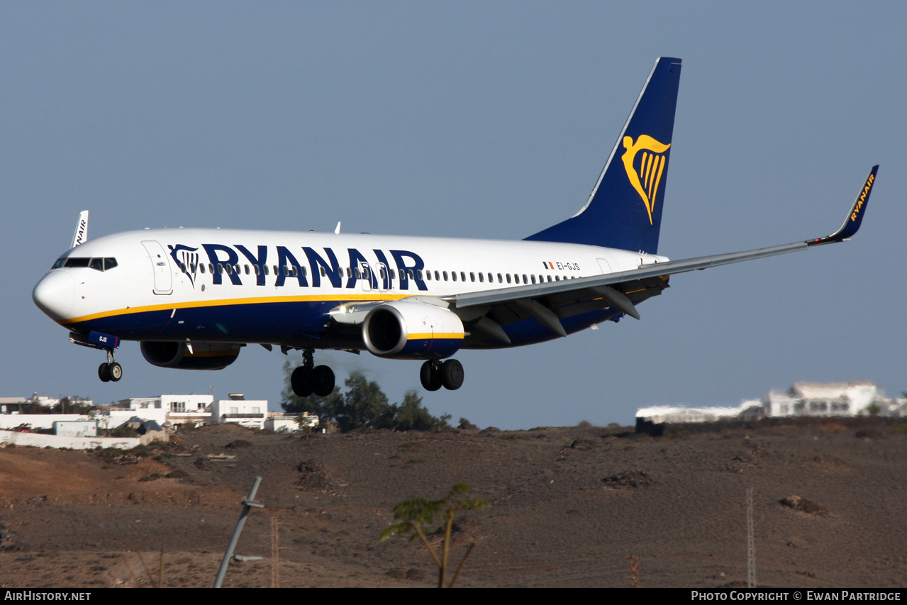 Aircraft Photo of EI-GJS | Boeing 737-800 | Ryanair | AirHistory.net #653057