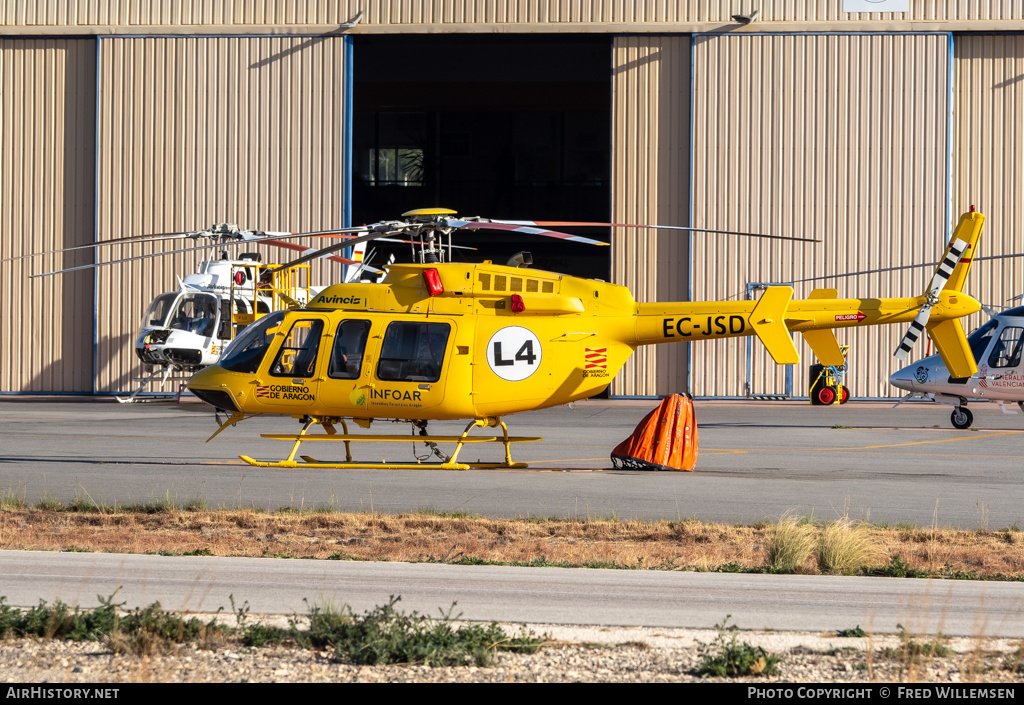 Aircraft Photo of EC-JSD | Bell 407 | Avincis | AirHistory.net #653066