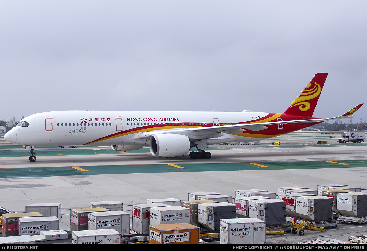 Aircraft Photo of B-LGC | Airbus A350-941 | Hong Kong Airlines | AirHistory.net #653068