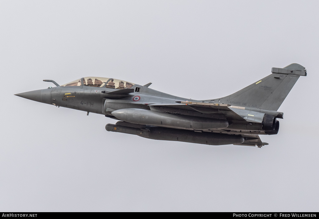 Aircraft Photo of 341 | Dassault Rafale B | France - Air Force | AirHistory.net #653070