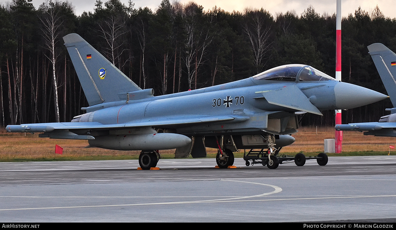 Aircraft Photo of 3070 | Eurofighter EF-2000 Typhoon S | Germany - Air Force | AirHistory.net #653142