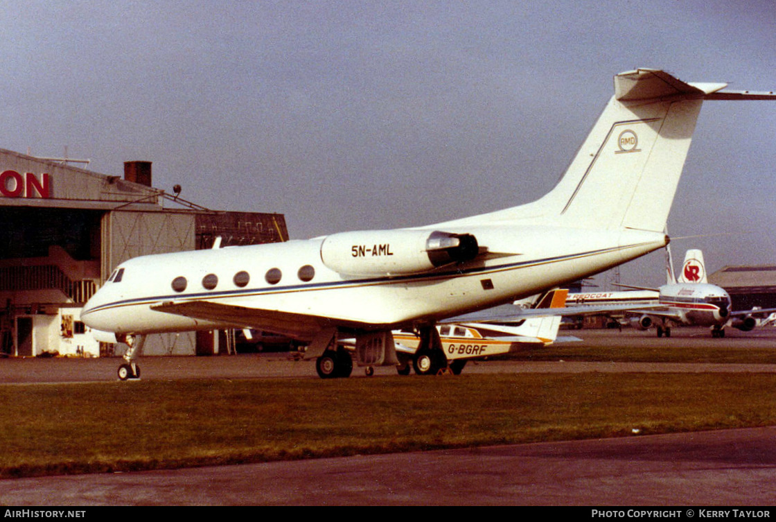 Aircraft Photo of 5N-AML | Grumman American G-1159 Gulfstream II | AirHistory.net #653148