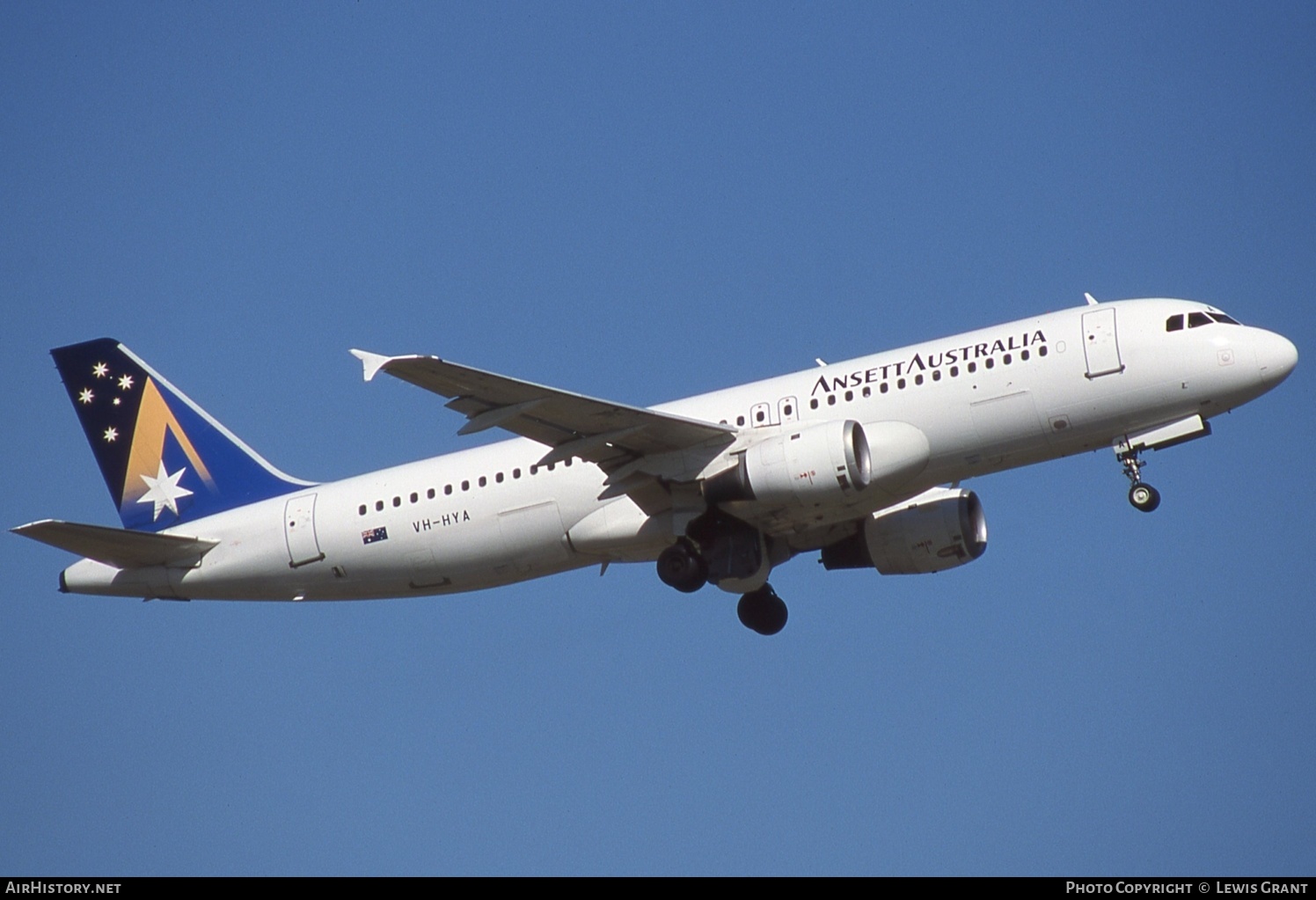 Aircraft Photo of VH-HYA | Airbus A320-211 | Ansett Australia | AirHistory.net #653149