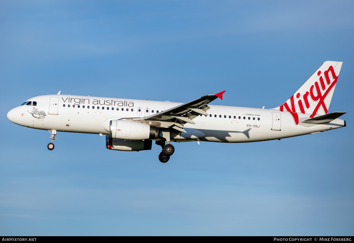 Aircraft Photo of VH-VNJ | Airbus A320-232 | Virgin Australia Regional Airlines | AirHistory.net #653159
