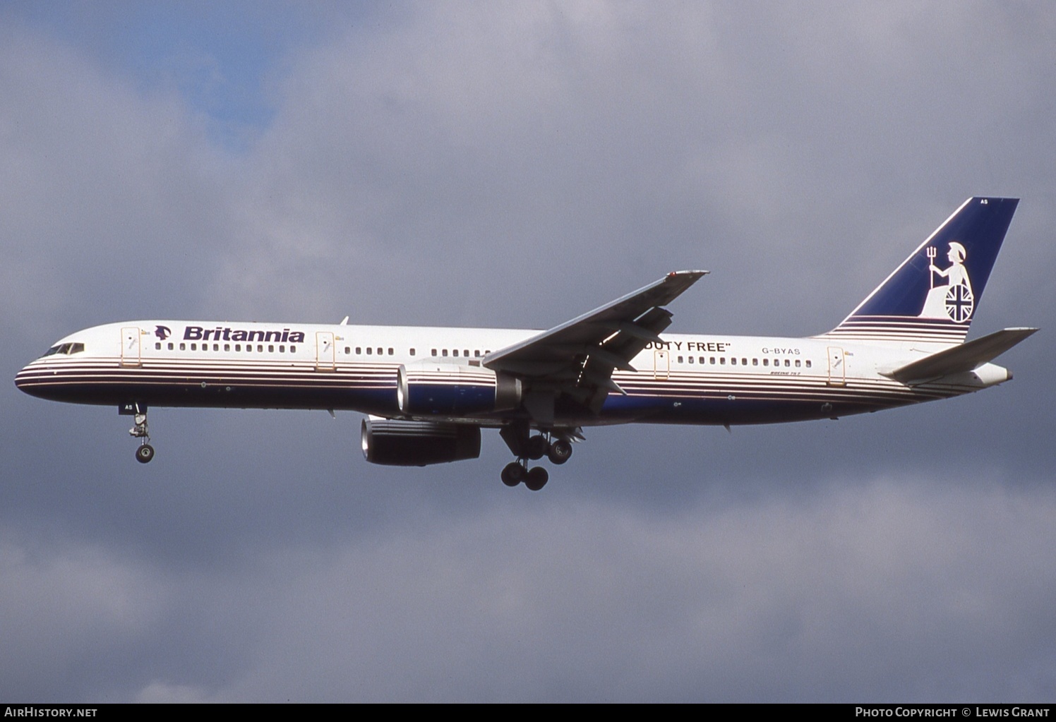 Aircraft Photo of G-BYAS | Boeing 757-204 | Britannia Airways | AirHistory.net #653167