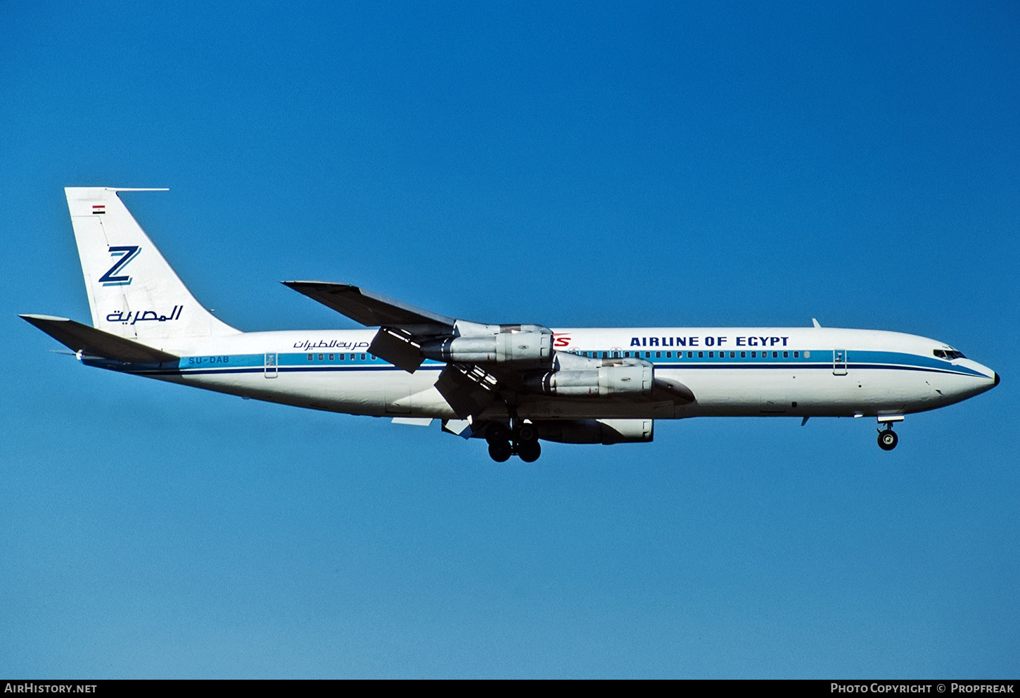 Aircraft Photo of SU-DAB | Boeing 707-328C | ZAS Airline of Egypt | AirHistory.net #653180