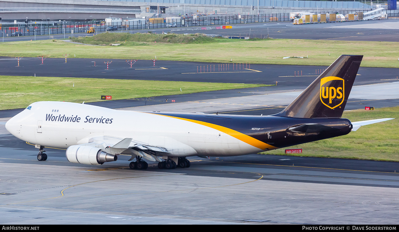 Aircraft Photo of N577UP | Boeing 747-44AF/SCD | United Parcel Service - UPS | AirHistory.net #653188