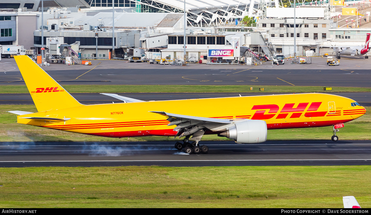 Aircraft Photo of N776CK | Boeing 777-F | DHL International | AirHistory.net #653191