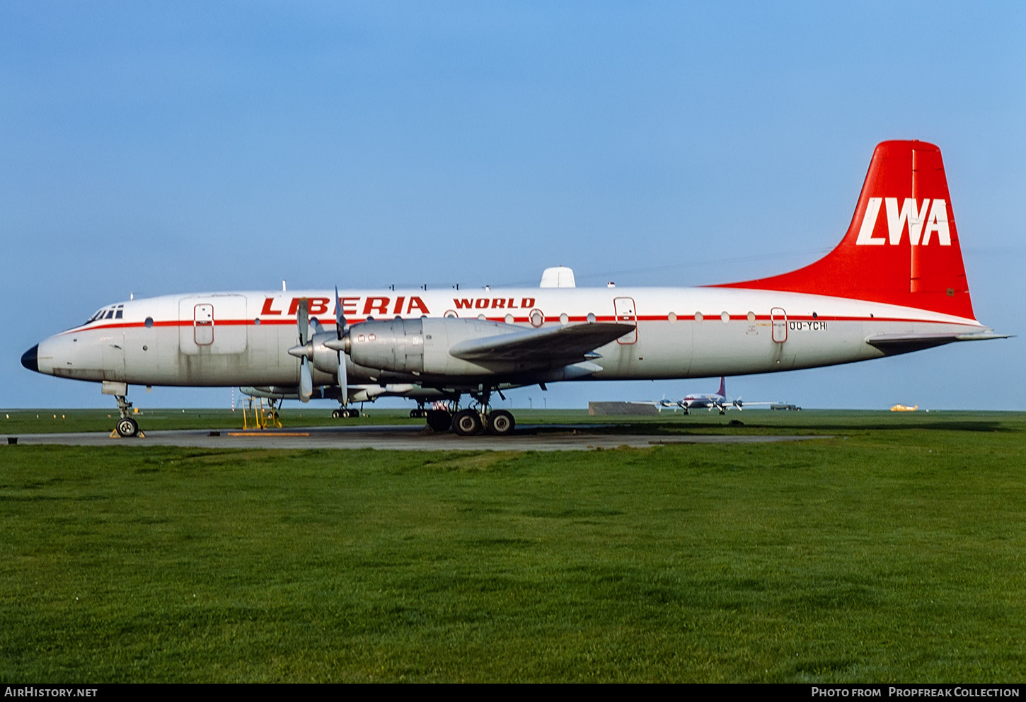 Aircraft Photo of OO-YCH | Bristol 175 Britannia 253F | LWA - Liberia World Airlines | AirHistory.net #653221