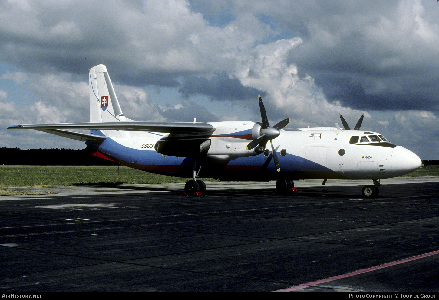 Aircraft Photo of 5803 | Antonov An-24V | Slovakia - Air Force | AirHistory.net #653224