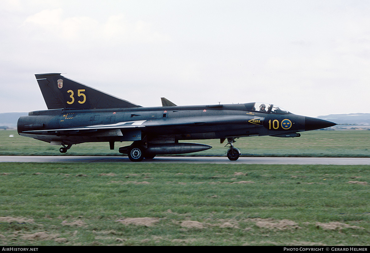Aircraft Photo of 35572 | Saab J 35F-1 Draken | Sweden - Air Force | AirHistory.net #653237