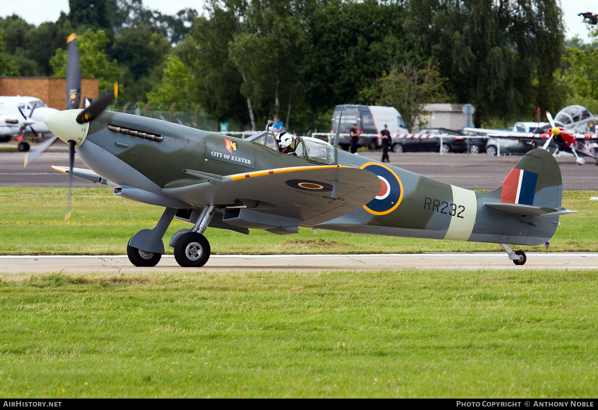 Aircraft Photo of G-BRSF / RR232 | Supermarine 361 Spitfire Mk9 | UK - Air Force | AirHistory.net #653258