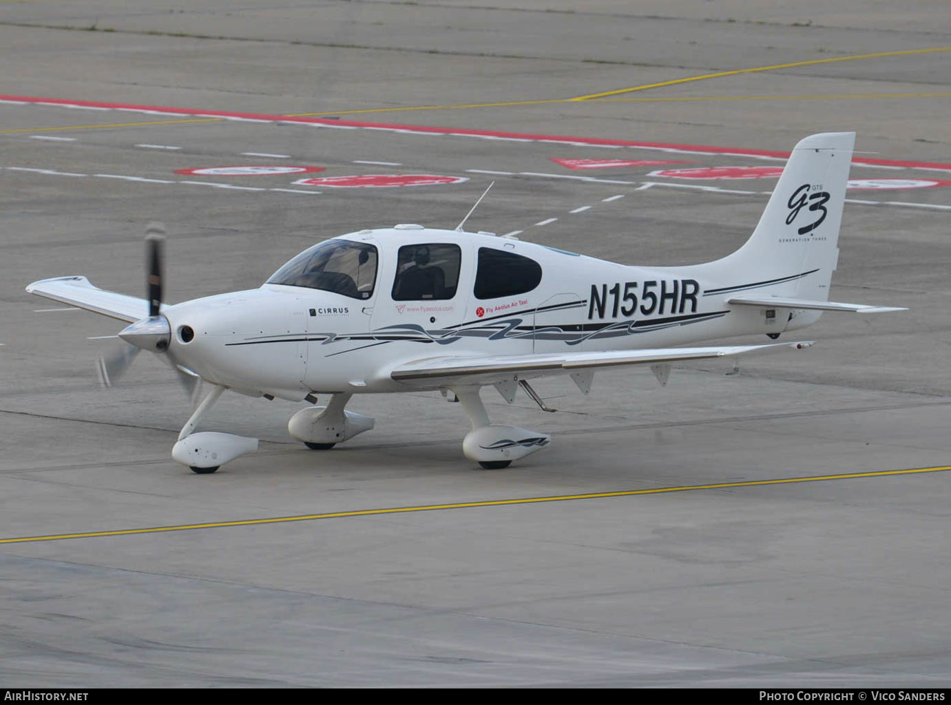 Aircraft Photo of N155HR | Cirrus SR-22 G3-GTS | Fly Aeolus Air Taxi | AirHistory.net #653270