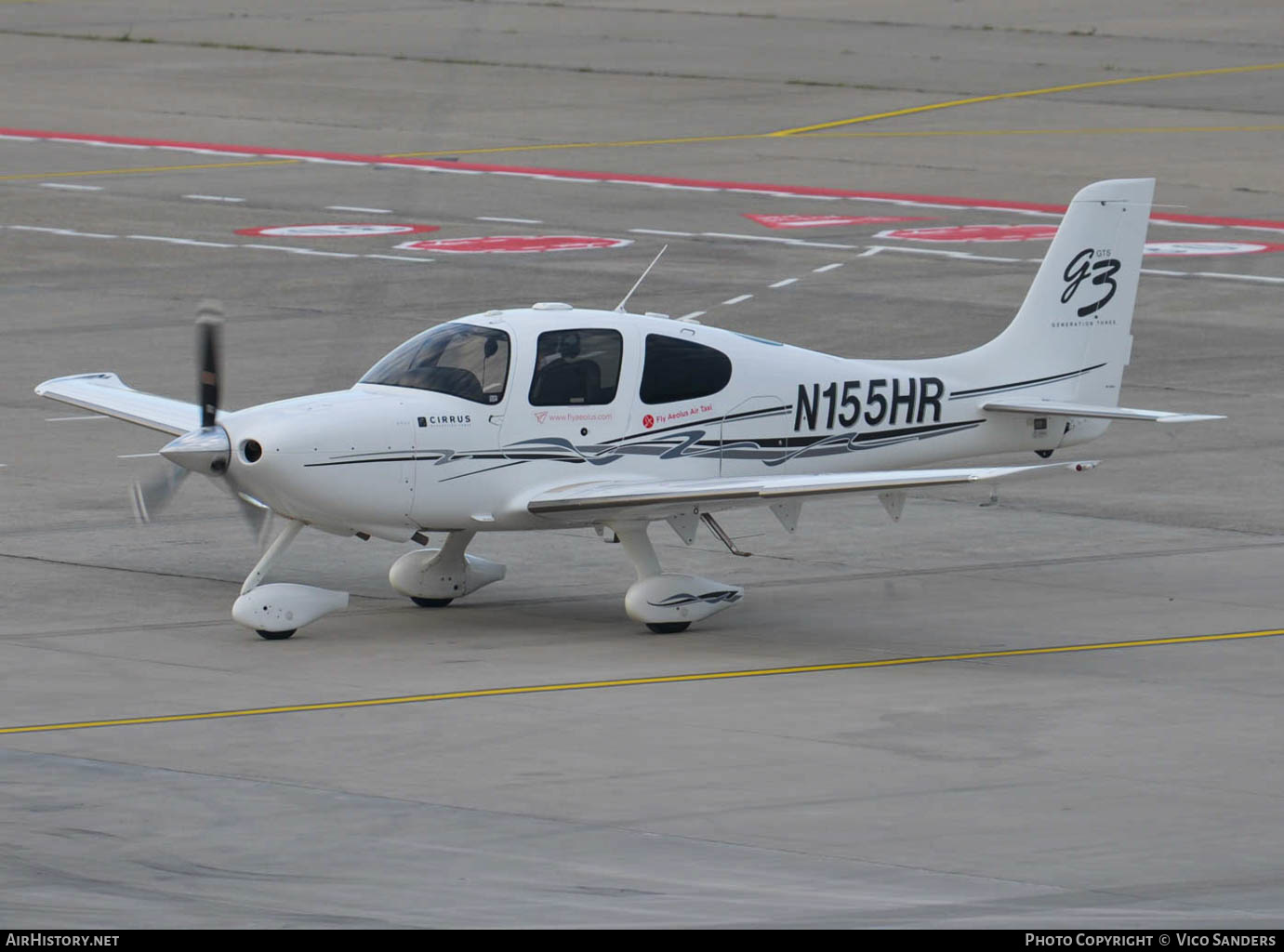 Aircraft Photo of N155HR | Cirrus SR-22 G3-GTS | Fly Aeolus Air Taxi | AirHistory.net #653270