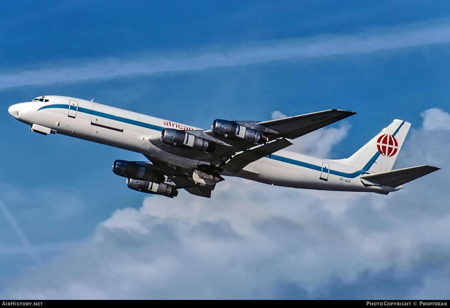 Aircraft Photo of 3D-ADV | McDonnell Douglas DC-8-54AF Jet Trader | African International Airways | AirHistory.net #653290