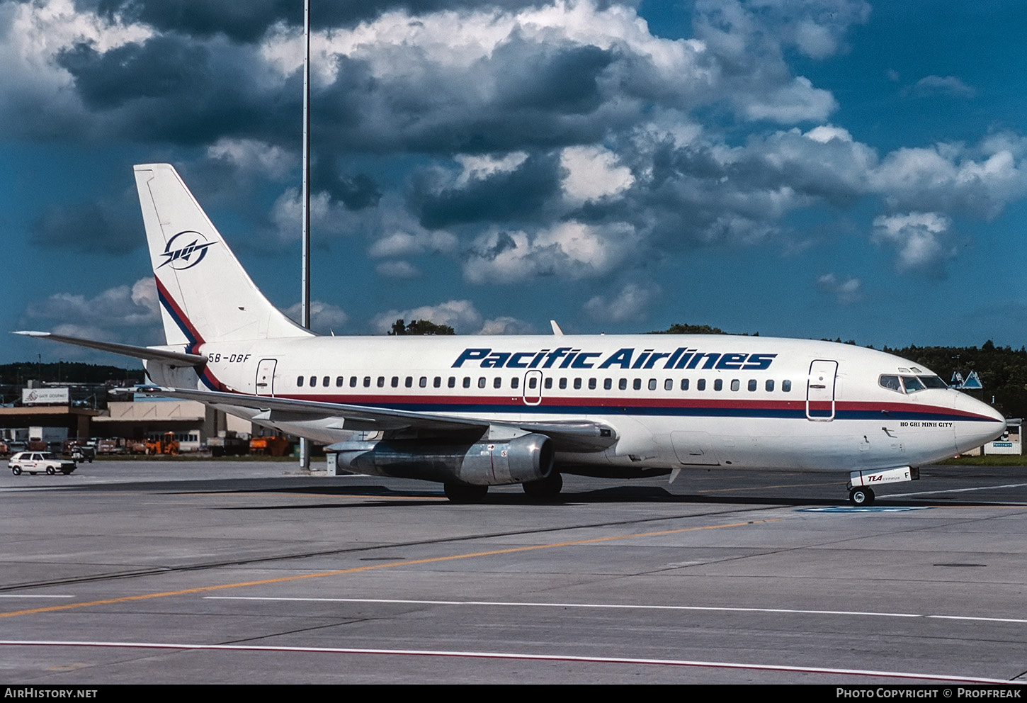 Aircraft Photo of 5B-DBF | Boeing 737-2Y5/Adv | Pacific Airlines | AirHistory.net #653301