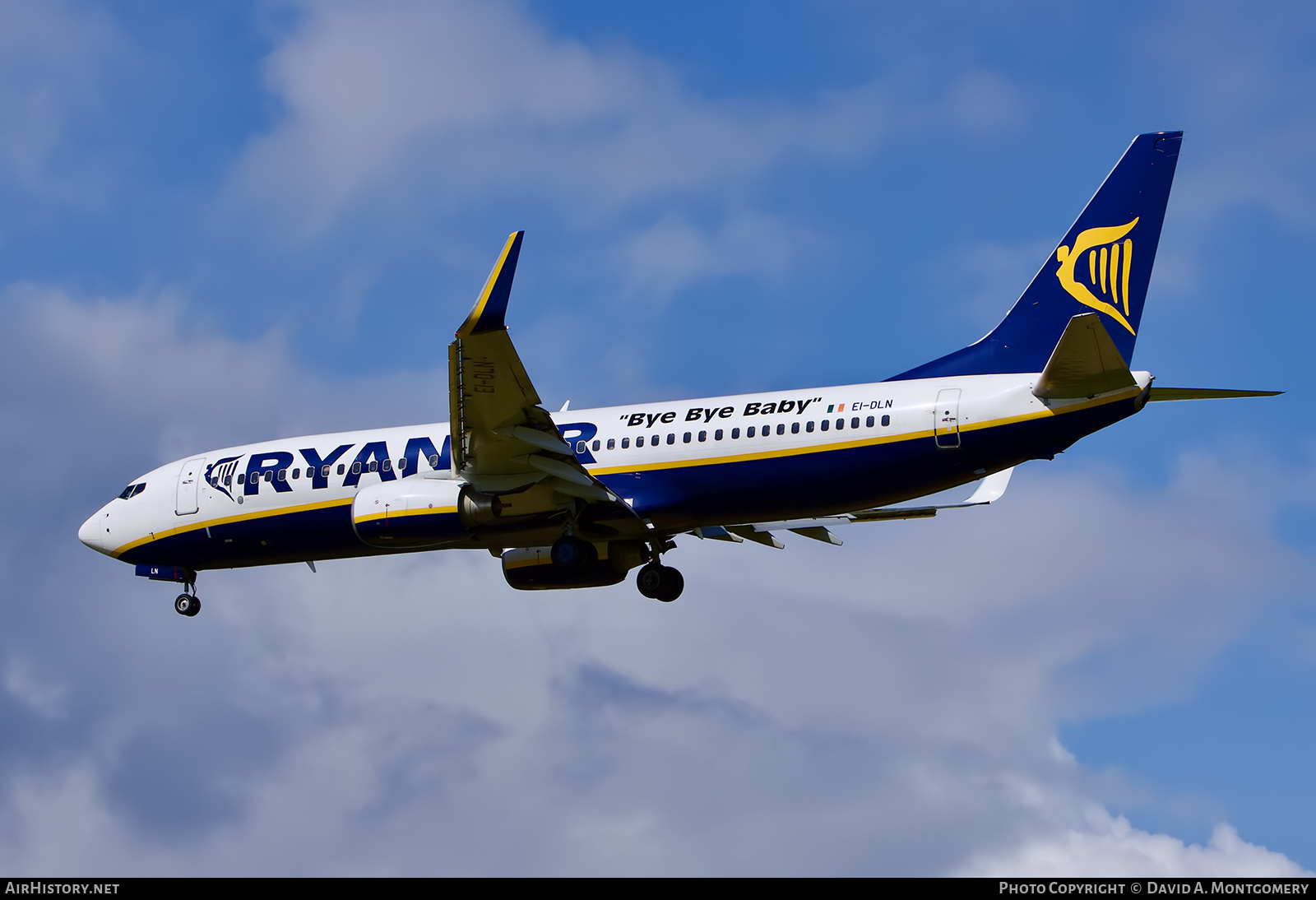 Aircraft Photo of EI-DLN | Boeing 737-8AS | Ryanair | AirHistory.net #653318