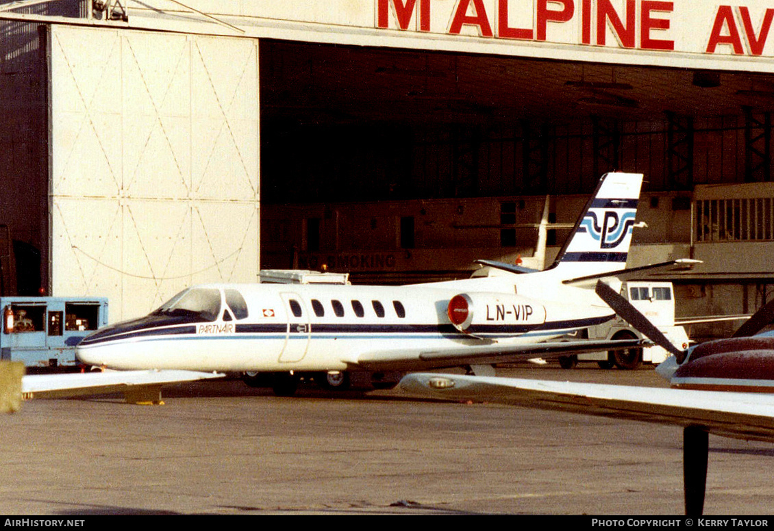 Aircraft Photo of LN-VIP | Cessna 550 Citation II | Partnair | AirHistory.net #653322