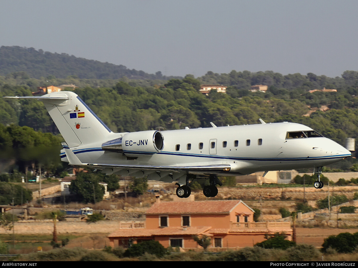 Aircraft Photo of EC-JNV | Bombardier Challenger 604 (CL-600-2B16) | AirHistory.net #653327