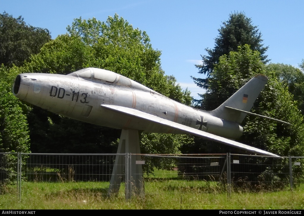 Aircraft Photo of DD-113 | Republic F-84F Thunderstreak | Germany - Air Force | AirHistory.net #653333