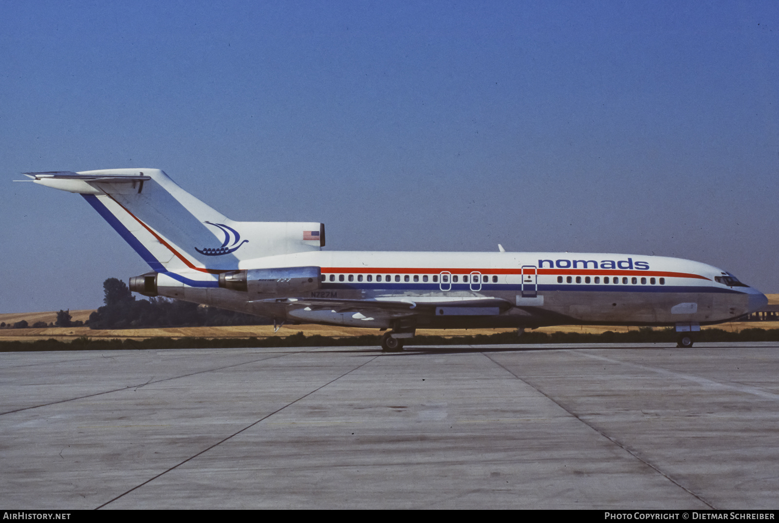 Aircraft Photo of N727M | Boeing 727-30C | Nomads Travel Club | AirHistory.net #653344