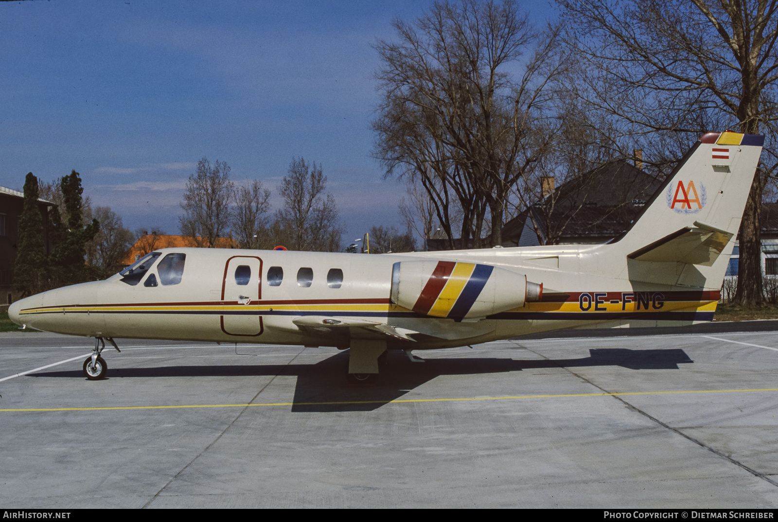 Aircraft Photo of OE-FNG | Cessna 500 Citation I | Alpenair | AirHistory.net #653359