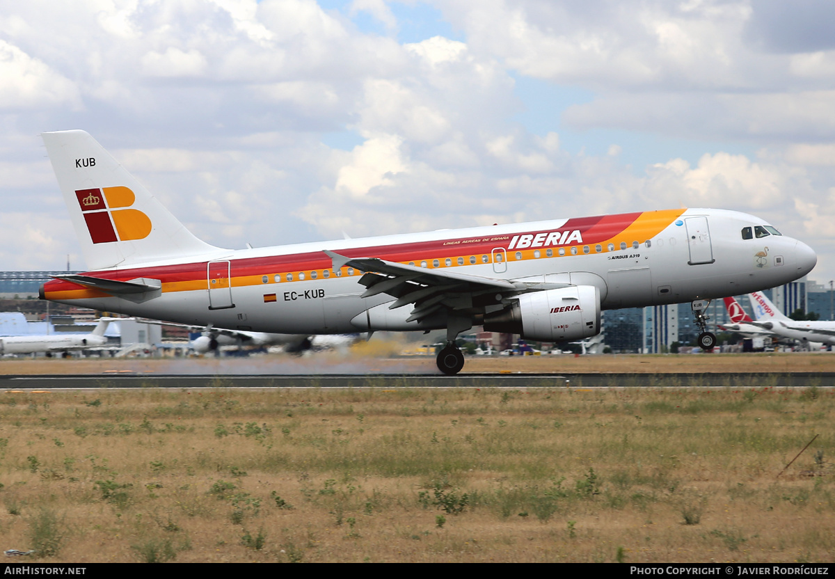 Aircraft Photo of EC-KUB | Airbus A319-111 | Iberia | AirHistory.net #653362