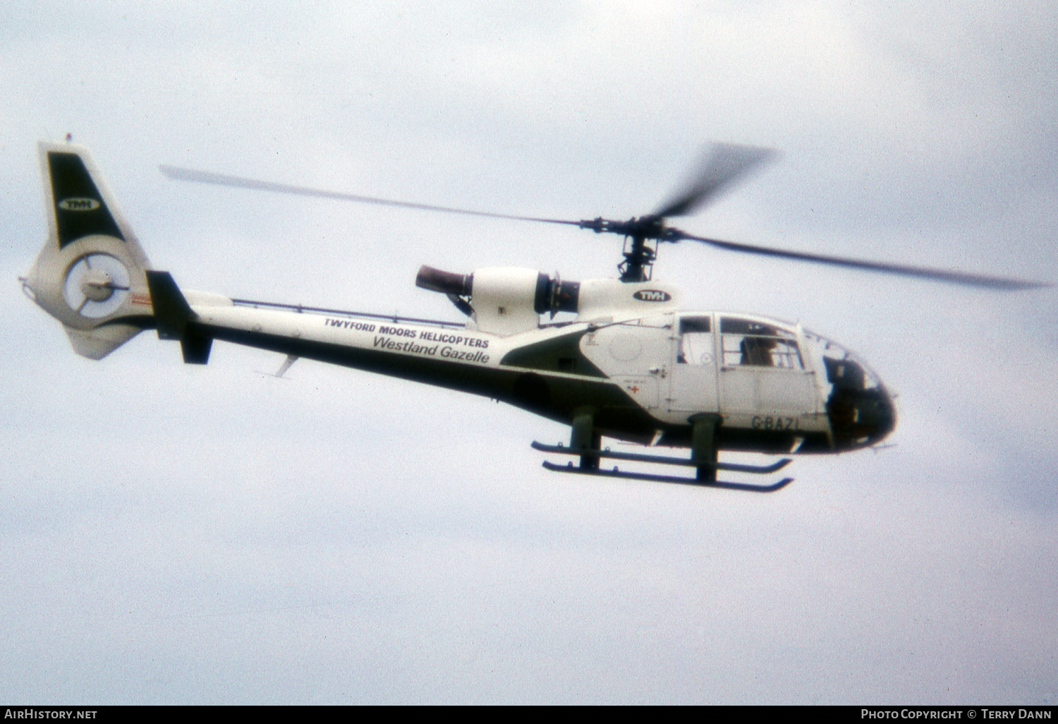 Aircraft Photo of G-BAZL | Aerospatiale SA-341G Gazelle | Twyford Moors Helicopters - TMH | AirHistory.net #653372