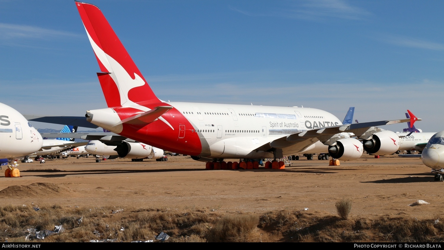 Aircraft Photo of VH-OQJ | Airbus A380-842 | Qantas | AirHistory.net #653381